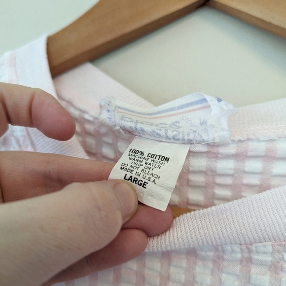 Vintage Seersucker USCGA Coast Guard Academy Crewneck Sweatshirt - Picture 10 of 11